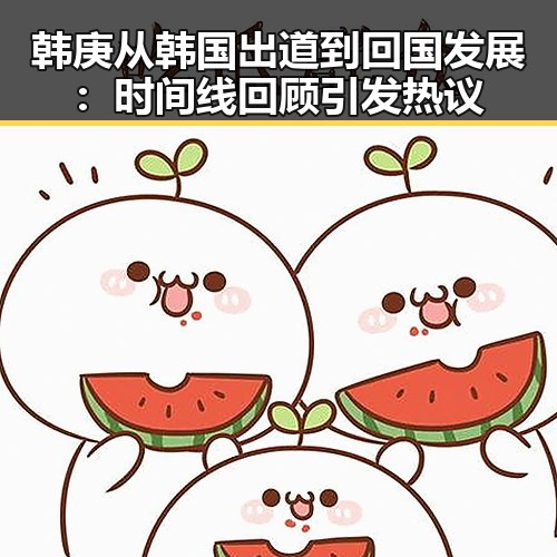 韩庚从韩国出道到回国发展：时间线回顾引发热议